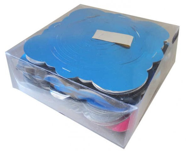 SÜS METALİZE UZAR SÜS RENGARENK 24 ADET - Resim 3