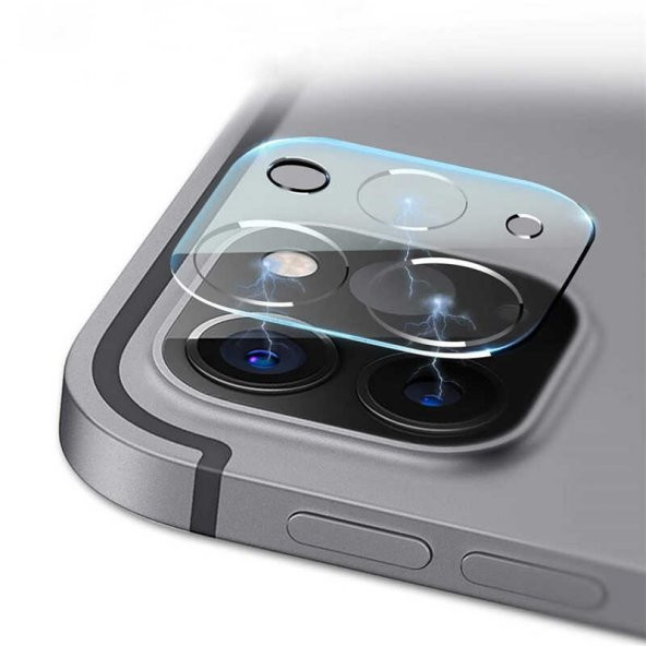 Apple iPad Pro 12.9 2020 (4.Nesil) Zore Kamera Lens Koruyucu Cam
