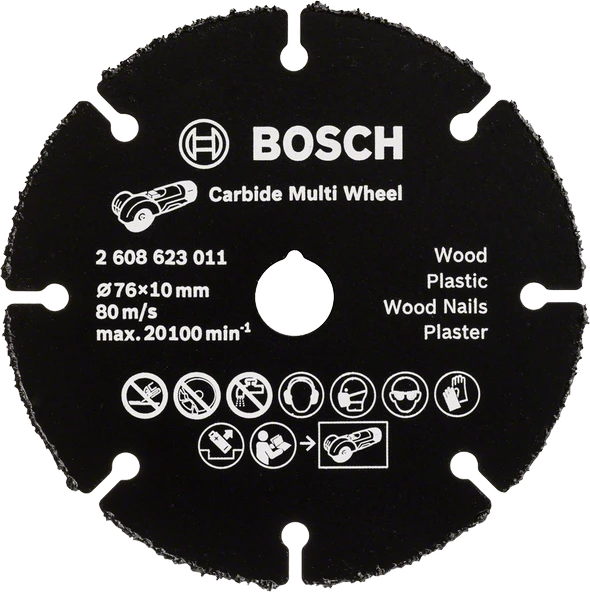 Bosch - Carbide Multi Wheel 76 mm (Çok Amaçlı Kesici)