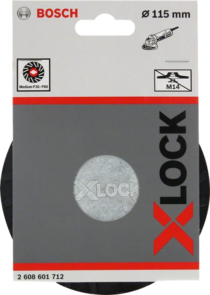 Bosch - X-LOCK - 115 mm Fiber Disk Orta Sertlikte Taban