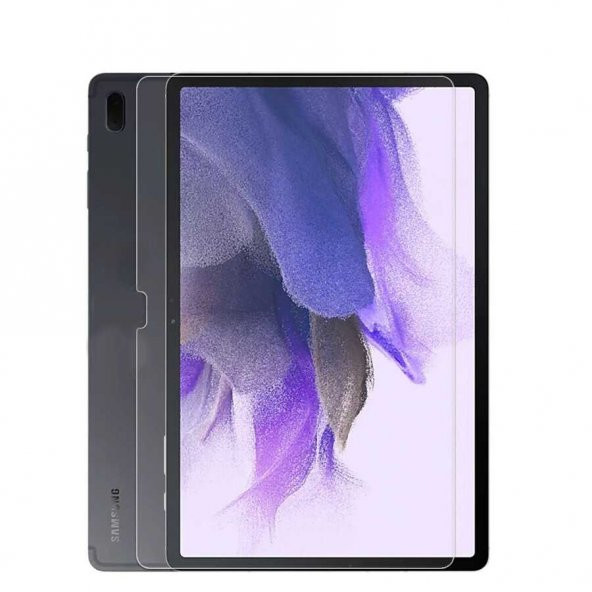 Galaxy Tab S7 FE LTE (T737-T736-T733-T730) Zore Tablet Temperli Cam Ekran Koruyucu