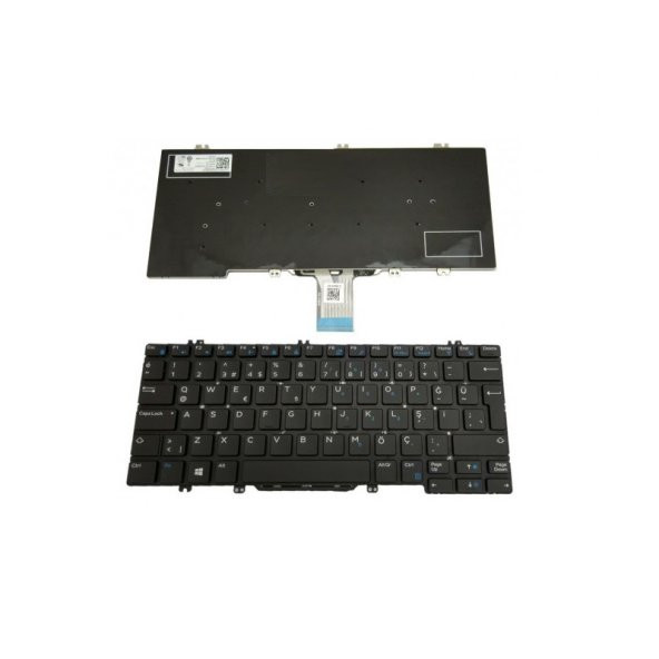Dell Latitude 7280, 7290 Notebook Klavyesi - Siyah - TR