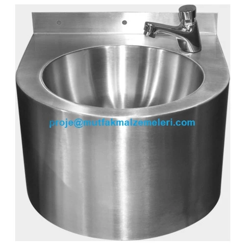 Duvar Tipi Çelik Lavabo