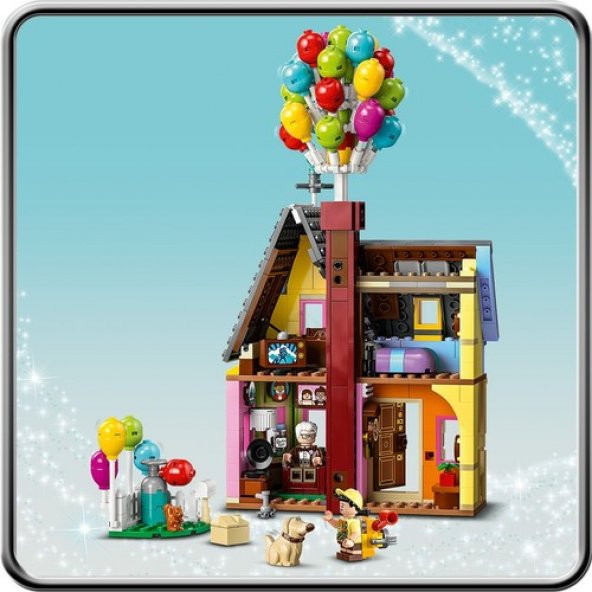 LEGO® | Disney• Pixar ‘Yukarı Bak’ Evi 43217 - 9 Yaş ve Üzeri Sinemaseverler Için Inşa Edilebilir ve Sergilenebilir Yaratıcı Oyuncak Yapım Seti (598 Parça) - Resim 7