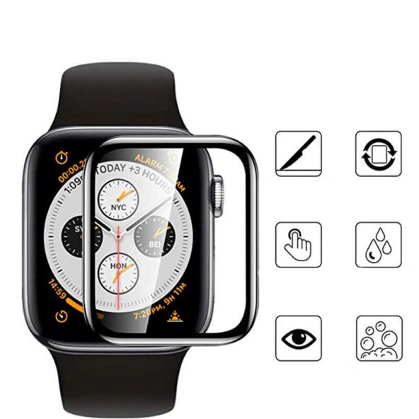 Apple Watch 44mm Zore PMMA Silikon Body Saat Ekran Koruyucu - 5