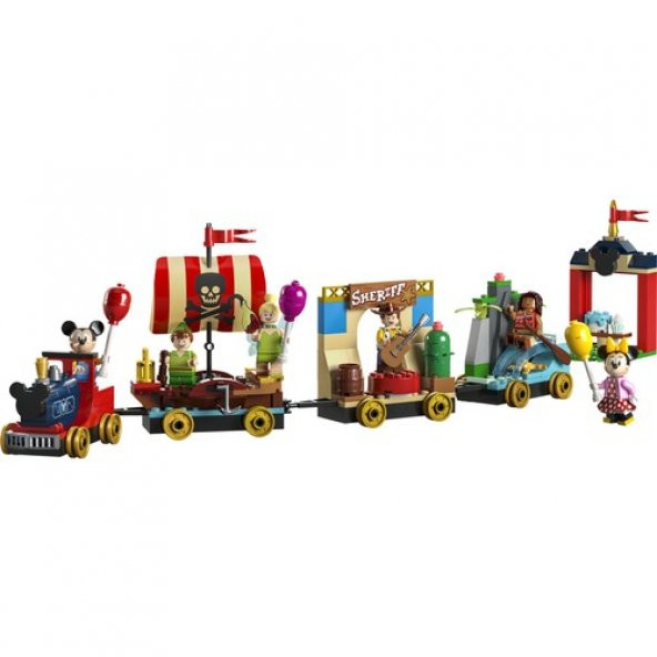 LEGO® | Disney: Disney Kutlama Treni 43212 - 4 Yaş ve Üzeri Genç Hayranlar ve Çocuklar Için Yaratıcı Oyuncak Yapım Seti (200 Parça) - 2