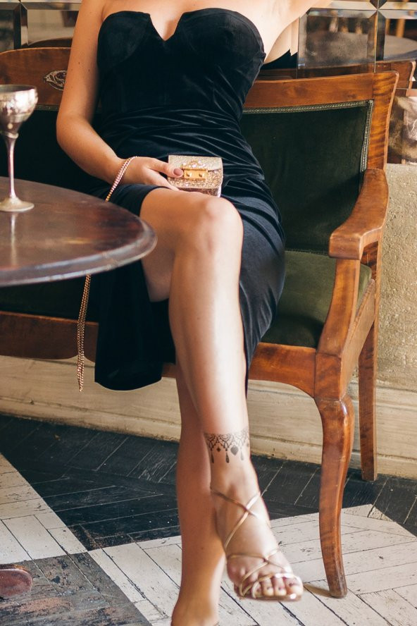 Halhal Geçici Tattoo -3, Bilek Tattoo, Ayak Tattoo, Geçici Dövme - 3