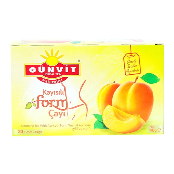 Kayısılı Form Çayı 20 Süzen Poşet ürün görseli 1