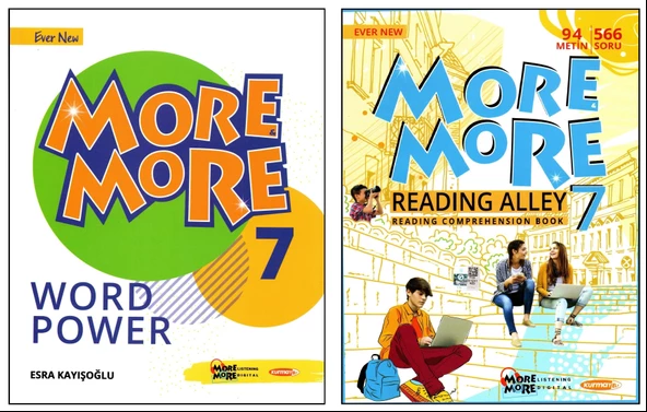 Kurmay ELT More and More 7. Sınıf Word Power+Reading Alley 2 Kitap