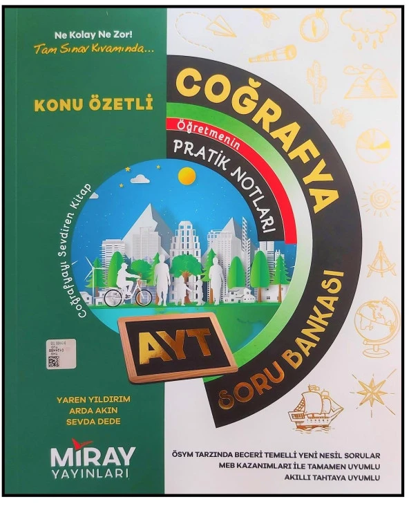 Miray Yayınları AYT Coğrafya Konu Özetli Soru Bankası
