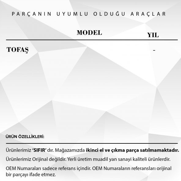 Tofaş için Kilometre Sıfırlama Plastiği - 2