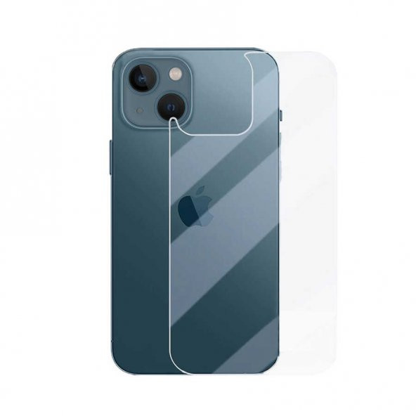 Apple iPhone 13 Mini Zore Back Maxi Glass Temperli Cam Arka Koruyucu