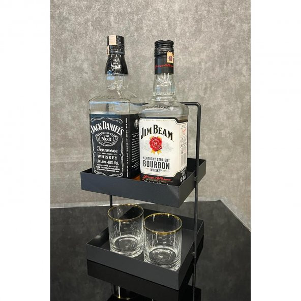 2 KATLI 20X20 MUTFAK VE BANYO TEZGAHÜSTÜ DÜZENLEYİCİ SİYAH - 4