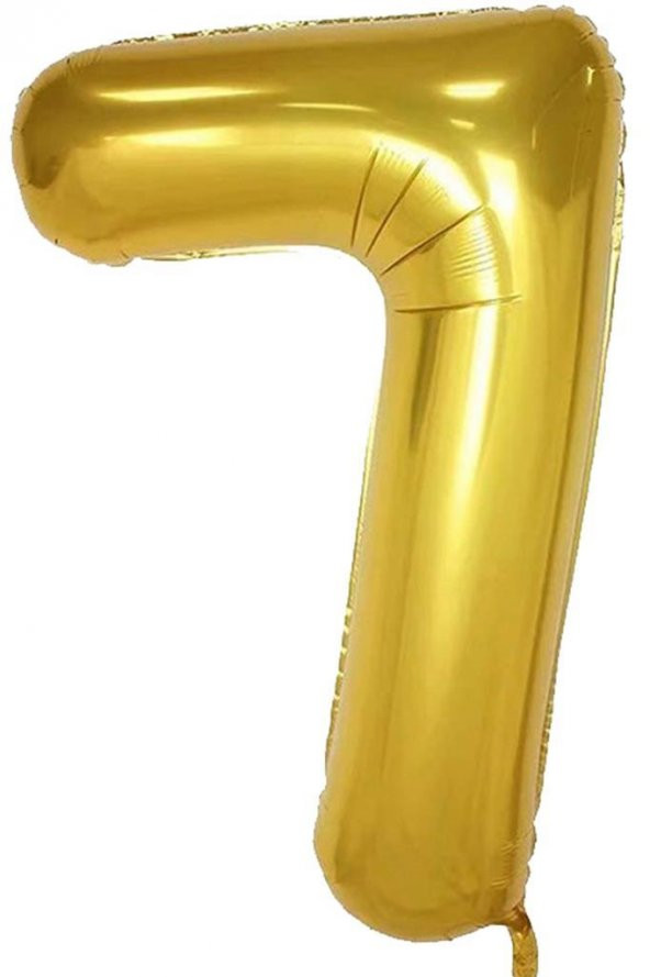 Beysüs Rakam Folyo Balon Gold 7 Rakam 40 İnç
