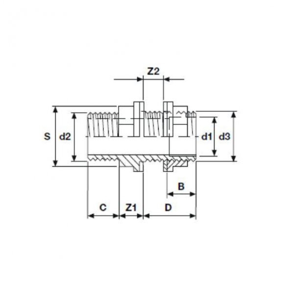 PVC YAPIŞTIRMA MUFLU TYP-B DIŞTAN DİŞLİ DEPO BAĞLANTI ADAPTÖRÜ ( Ø 75 ) ( 1 ADET ) - 2
