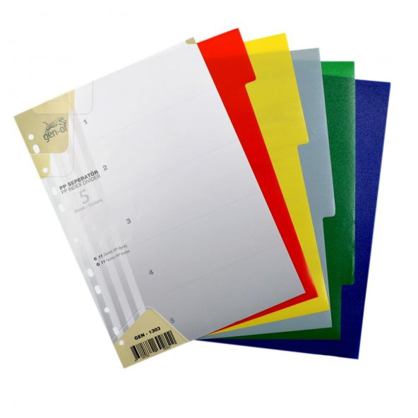 Gen-Of Ayraç Seperatör 5 Renk (GEN-1303) - 2