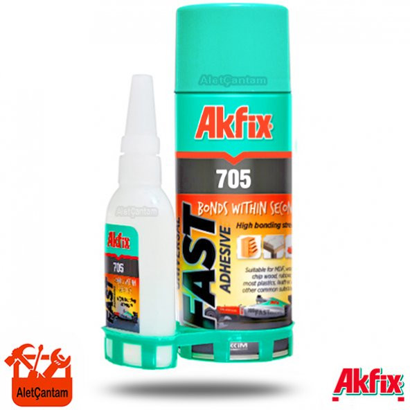 AKFİX 705 HIZLI YAPIŞTIRICI 400 ML - 200 ML SEÇENEKLER