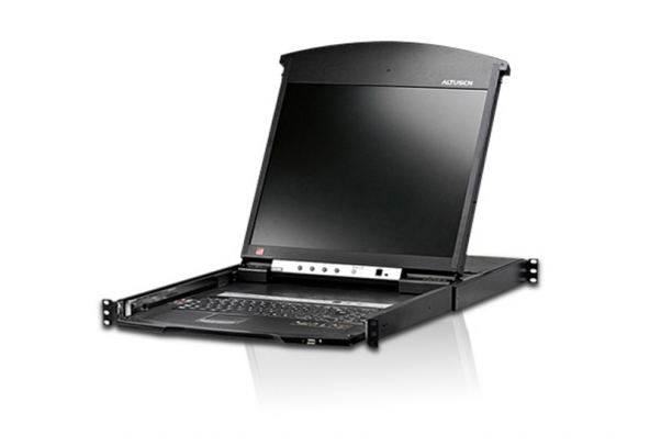 ATEN - KL1516AIN Çift Sürgülü Kasaya Sahip, 19" LCD Ekran