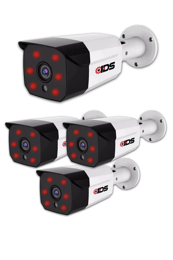 5MP SONY Lensli 1080P FullHD AHD Güvenlik Kamerası Kamera Sistemleri için Gece Görüşlü Su Geçirmez 4 Adet