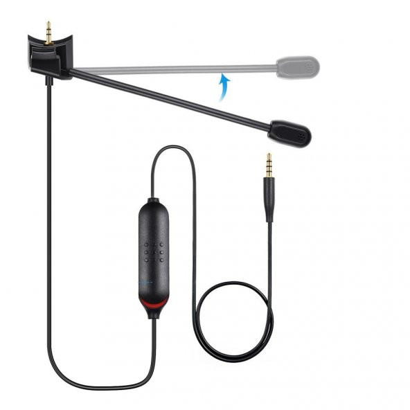 Bose QC45 QC45 2 Uyumlu Mikrofonlu Gaming Kulaklık Kablosu - 3