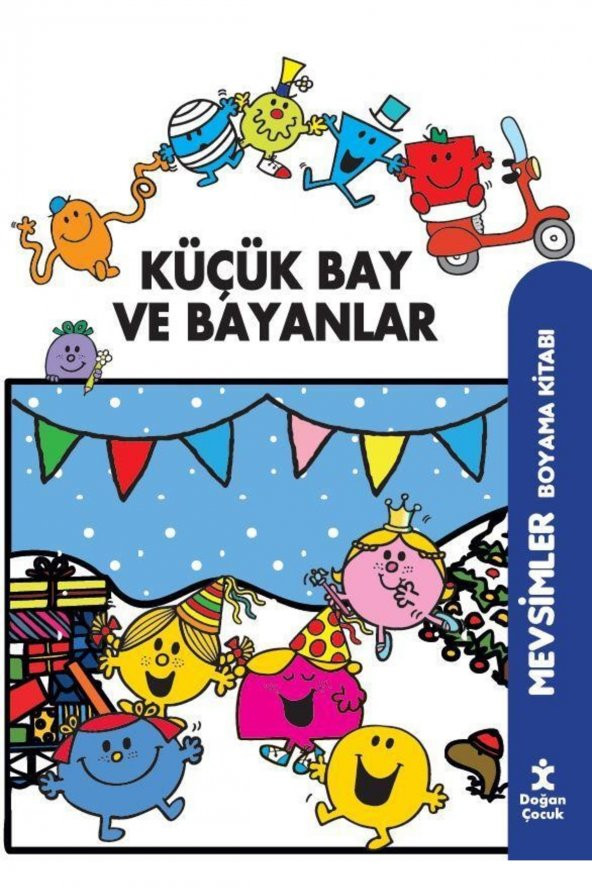 Küçük Bay Ve Bayanlar Mevsimler Boyama Kitabi