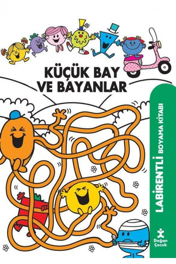 Küçük Bay Ve Bayanlar Labirentli Boyama Kitabi