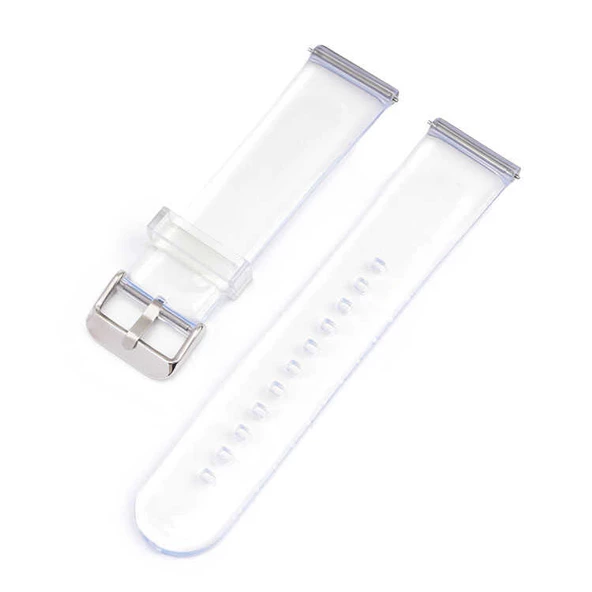 Huawei GT2 46mm KRD-13 Şeffaf Silikon Kordon - Resim 7