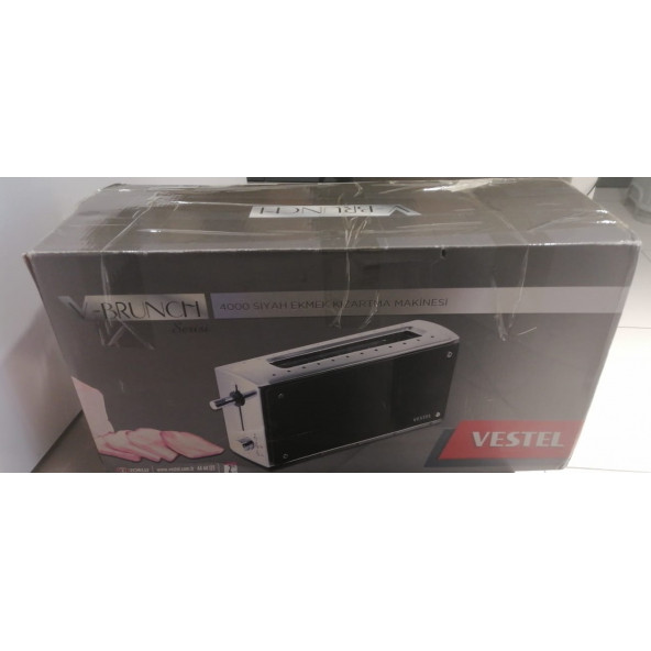 (AÇIKLAMAYI OKU) VESTEL V-brunch Serisi 4000 Ekmek Kızartma Makinesi Siyah - 2