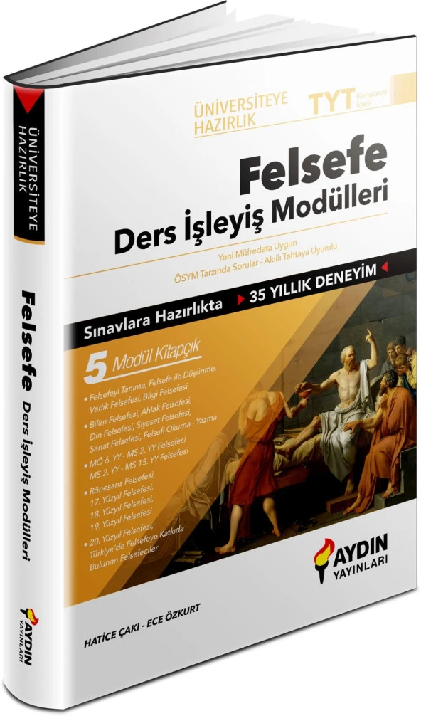 Aydın Yayınları TYT Felsefe Ders İşleyiş Modülleri