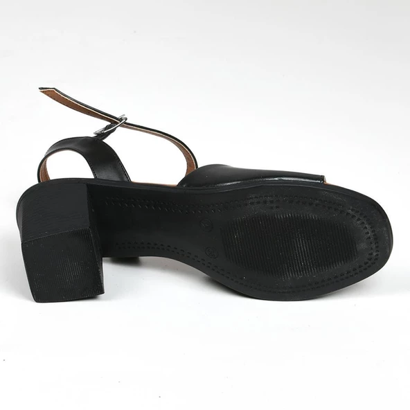 Papuçcity Frzn 02568 6 Cm Kadın Topuklu Sandalet - 5