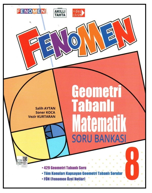 Fenomen 8. Sınıf LGS Geometri Tabanlı Matematik Soru Bankası