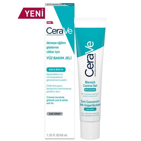 CeraVe Yağlı ve Düzensiz Cilter için Yüz Bakım Jeli 40 ml