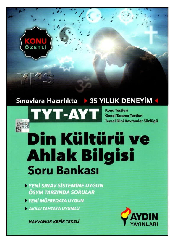 Aydın Yayınları TYT-AYT Din Kültürü ve Ahlak Bilgisi Soru Bankası