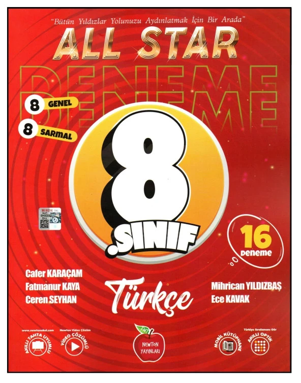 Newton 8. Sınıf LGS Türkçe All Star Denemeleri 16 Deneme