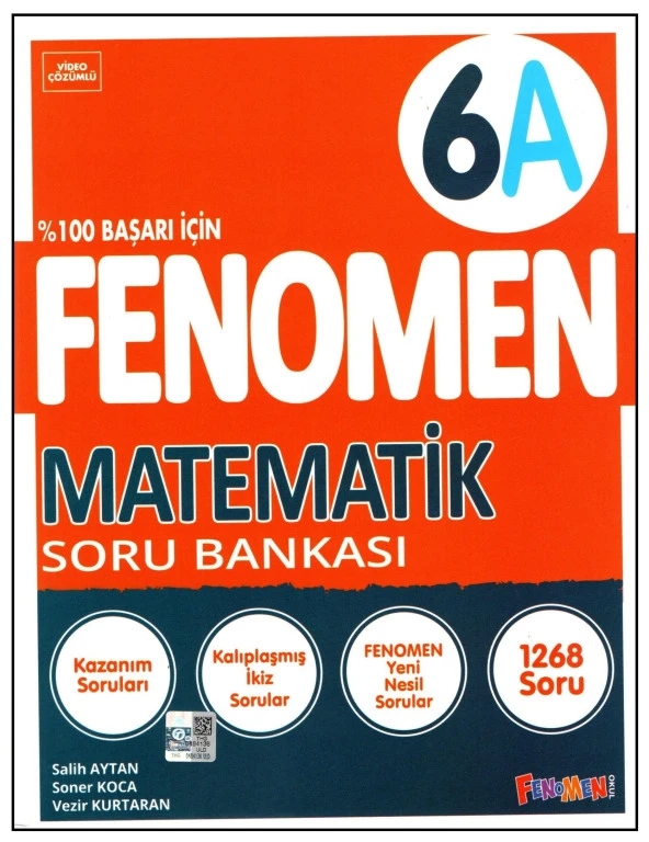 Fenomen 6. Sınıf Matematik Soru Bankası (A)