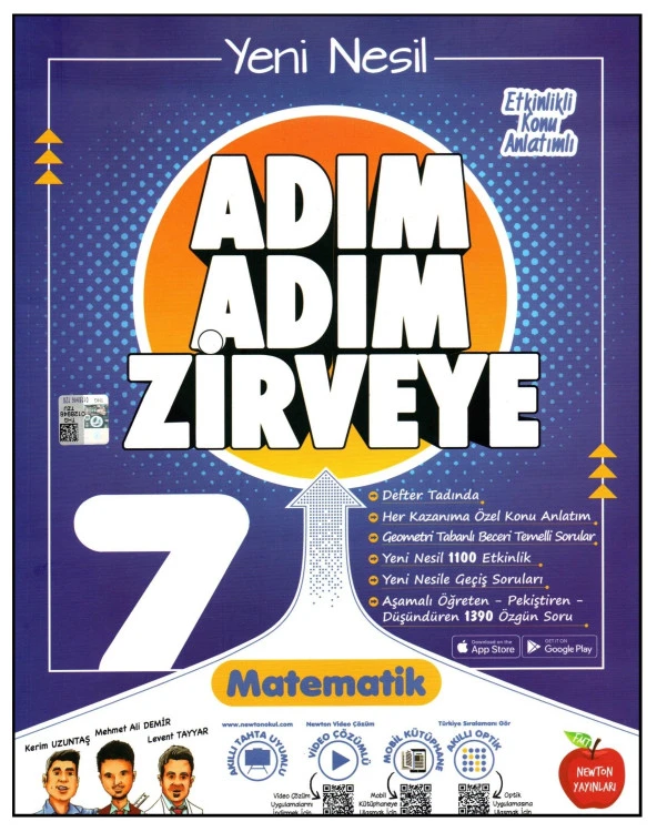 Newton 7. Sınıf Matematik Adım Adım Zirveye Soru Bankası - 1