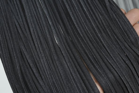 DÜZ İP  MODEL 190 Cm EN 280 Cm BOY ANTRASİT RENK HAZIR İP PERDE