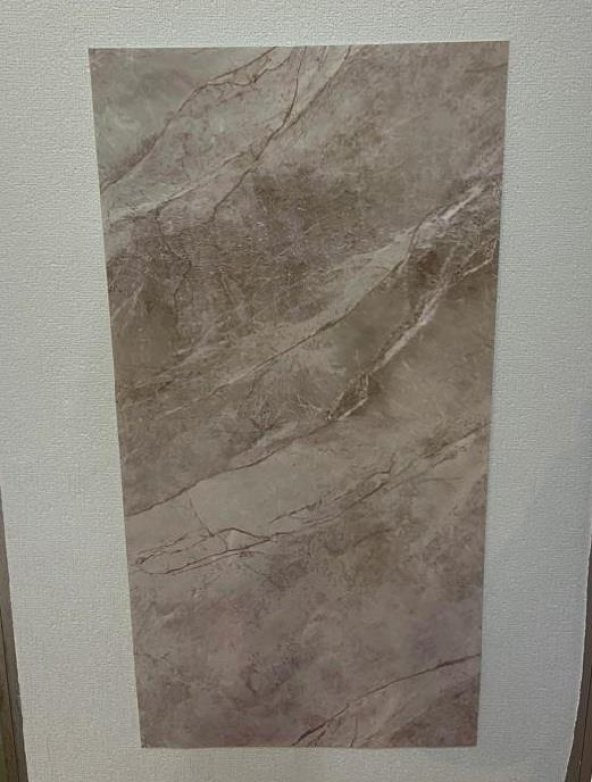 Renkli Duvarlar 60x30cm Açık Kahve Mermer Desen Yapışkanlı Karavan Prefabrik Banyo Wc Yer Duvar PVC Kaplama Paneli NWYP15 - 2