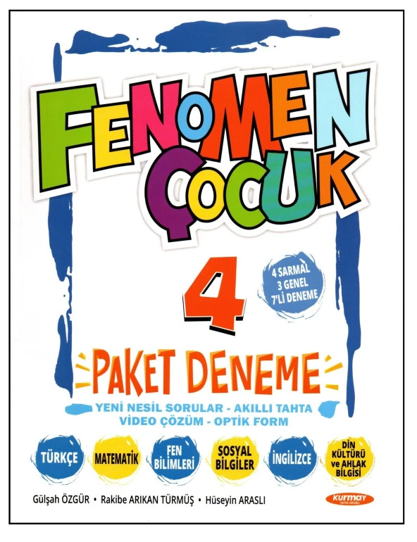 Fenomen 4. Sınıf Denemeleri 7 Deneme