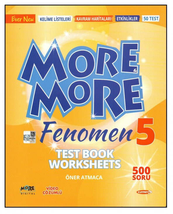 Kurmay ELT More and More 5. Sınıf Fenomen English Test Book Worksheets