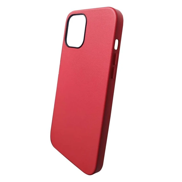 OneGıf Apple iPhone 12 Pro Max Silikon Kılıf (6.7") - Kırmızı - - Resim 6