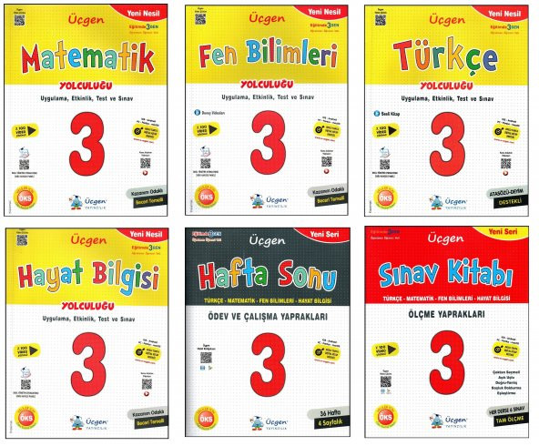 Üçgen 3. Sınıf İlkokul Seti 6 Kitap - 1