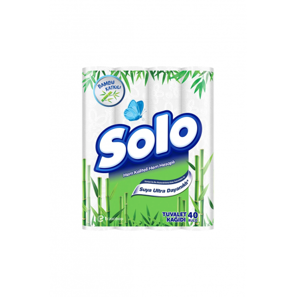 Solo Bambu Katkılı Tuvalet Kağıdı 40'lı