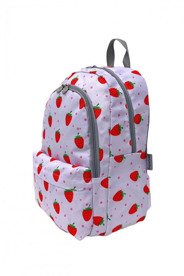 Superbag Okul Çantası 3Lü Set Çilek - 3