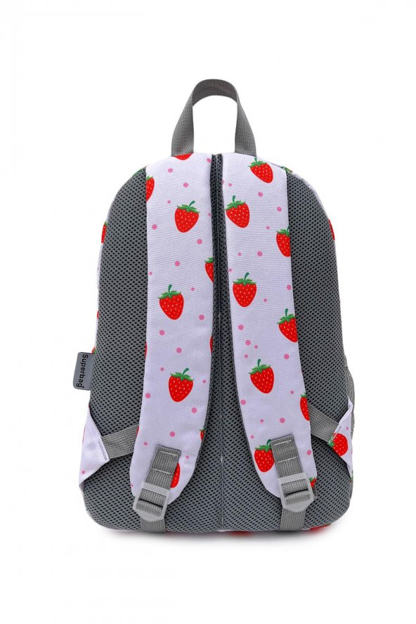 Superbag Okul Çantası 3Lü Set Çilek - 4