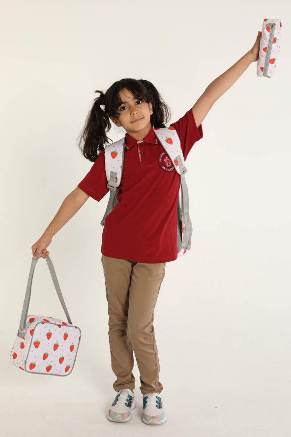 Superbag Okul Çantası 3Lü Set Çilek - 8