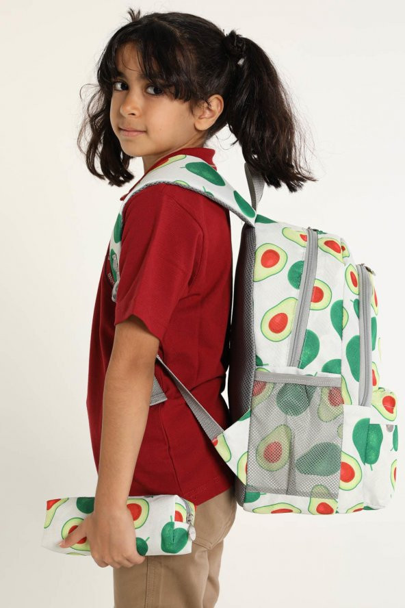 Superbag Okul Çantası 3Lü Set Avakado - 6