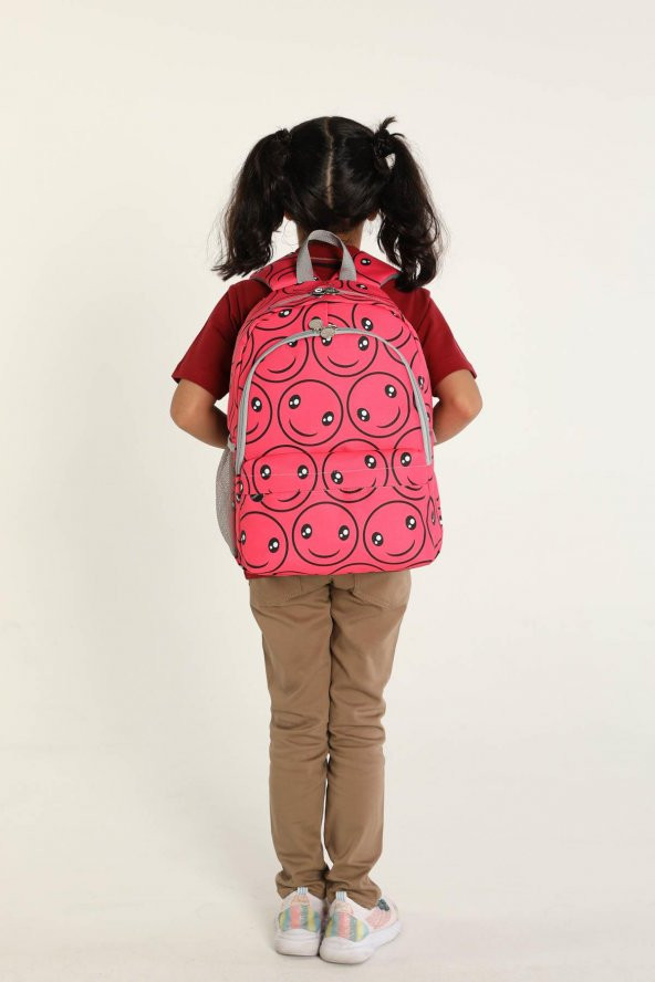 Superbag Okul Çantası 3Lü Set Smile Pembe - 7