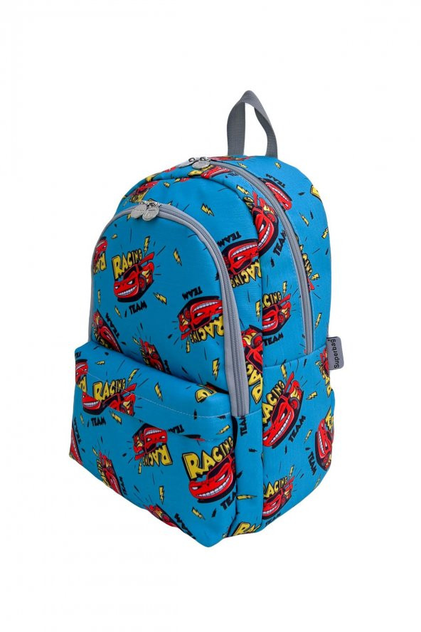Superbag Okul Çantası 3Lü Set Racing Araba - 3
