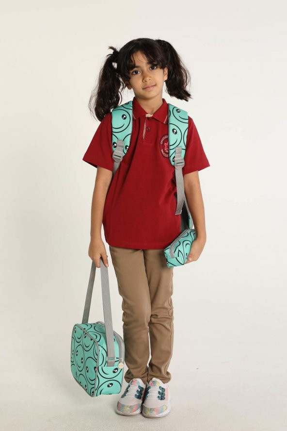 Superbag Okul Çantası 3Lü Set Smile Su Yeşili - 7